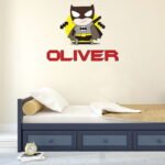 Baby Aqua-Man Custom Name Wall Decal Vinyl Sticker