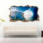 Rock-Climber 3D Art Wall Decal Vinyl Sticker