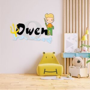 Baby Aqua-Man Custom Name Wall Decal Vinyl Sticker
