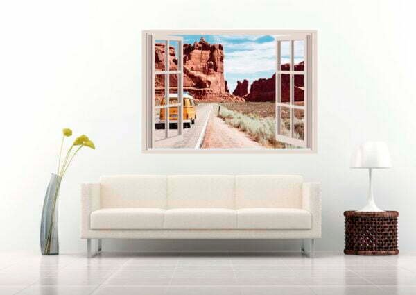 Desert Stones 3D Art Wall Decal Vinyl Sticker