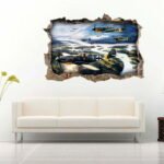 Combat Aircraft Art 3D Wall Decal Vinyl Sticker