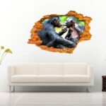 Parrot 3D Art Wall Decal Vinyl Sticker