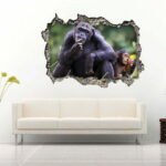 Parrot 3D Art Wall Decal Vinyl Sticker