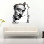 Woman Riding a Tiger 3D Art Wall Decal Vinyl Sticker