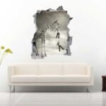 Lamp Shape Flower 3D Art Wall Decal Vinyl Sticker