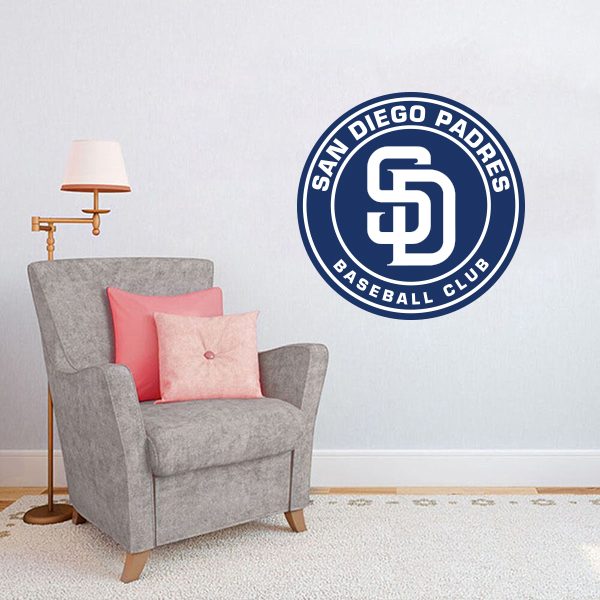 San Diego Padres MLB Logo Wall Decals Vinyl Sticker