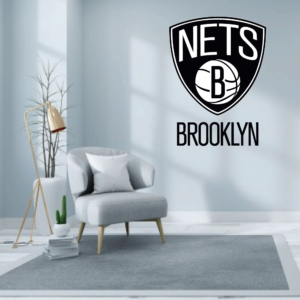 Brooklyn Nets NBA Logo Wall Decals Vinyl Sticker