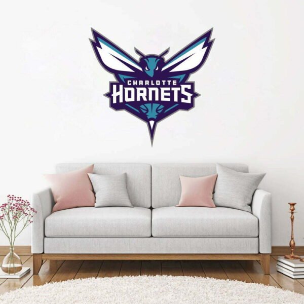 Charlotte Hornets NBA Logo Wall Decal Vinyl Sticker