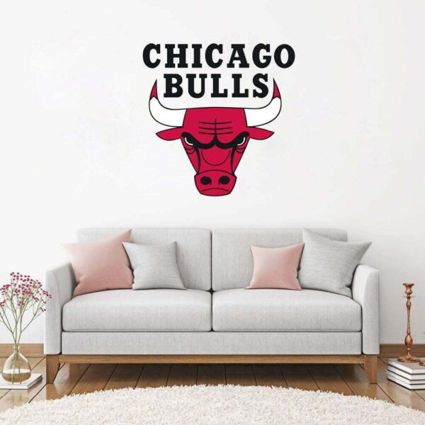 Chicago Bulls NBA Logo Wall Decal Vinyl Sticker