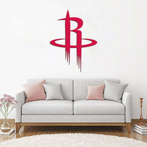 Houston Rockets NBA Logo Wall Decals Vinyl Sticker - Krafmatics