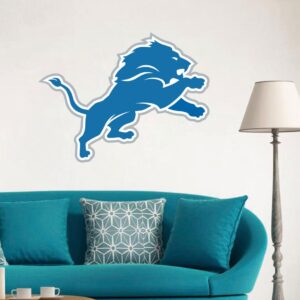 Detroit Lions NFL Logo Wall Decal Vinyl Sticker