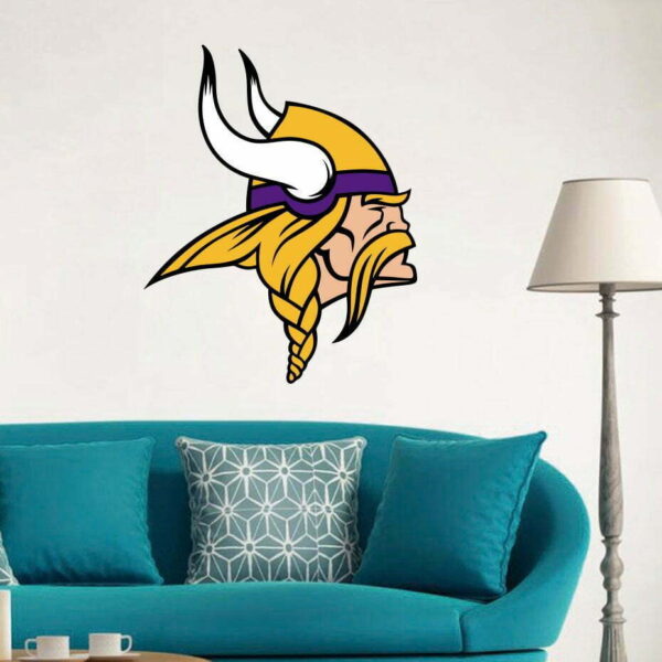 Minnesota Vikings NFL Logo Wall Decal Vinyl Sticker