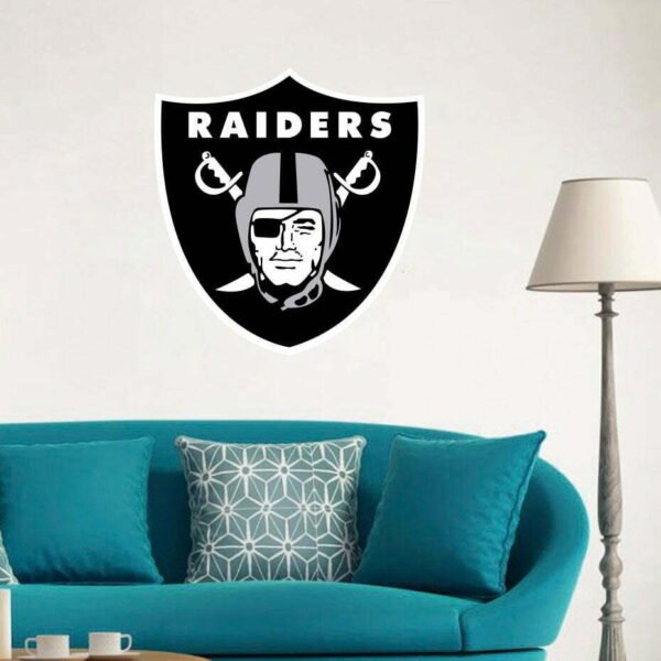 Oakland Raiders NFL Logo Wall Decal Vinyl Sticker