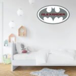 Batman Signal Custom Name Wall Decal Vinyl Sticker