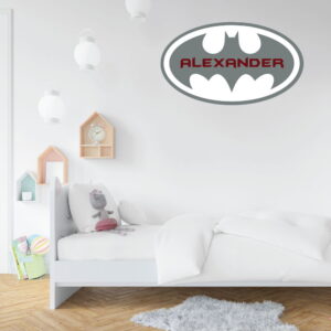 Bat Shield Superhero Wall Decal Vinyl Sticker