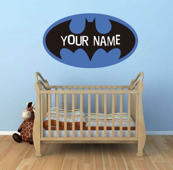 Batman Design Wall Decal 3D Art Stickers Vinyl Room Bedroom Mural Kids  Nursery 2