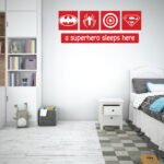 Baby Batman Superhero Wall Decal Vinyl Sticker