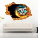 Wolf Man 3D Wall Decal Vinyl Sticker