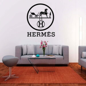 Hermes Logo Wall Decal sticker