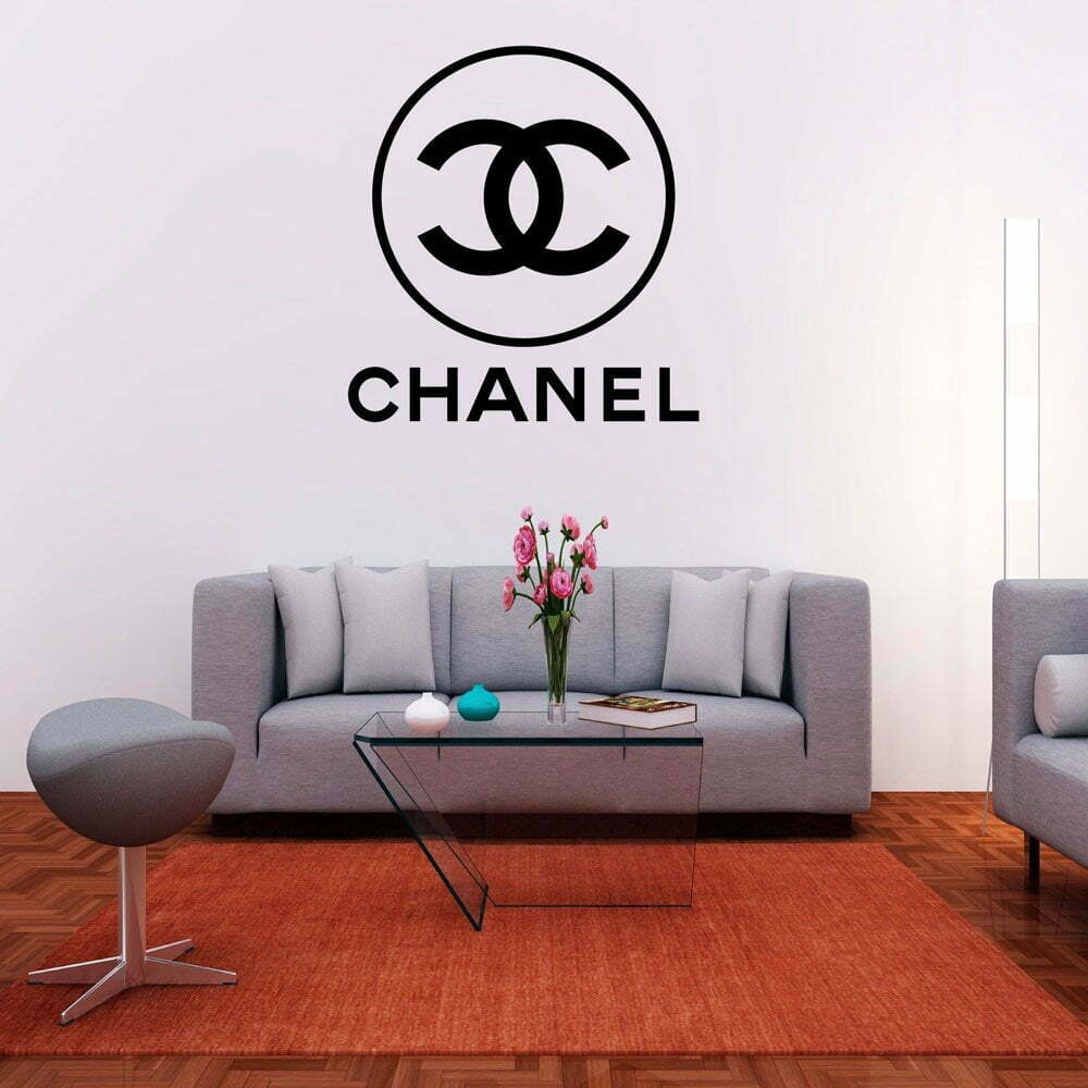 Chanel Logo Wall Decal Vinyl Sticker - Krafmatics
