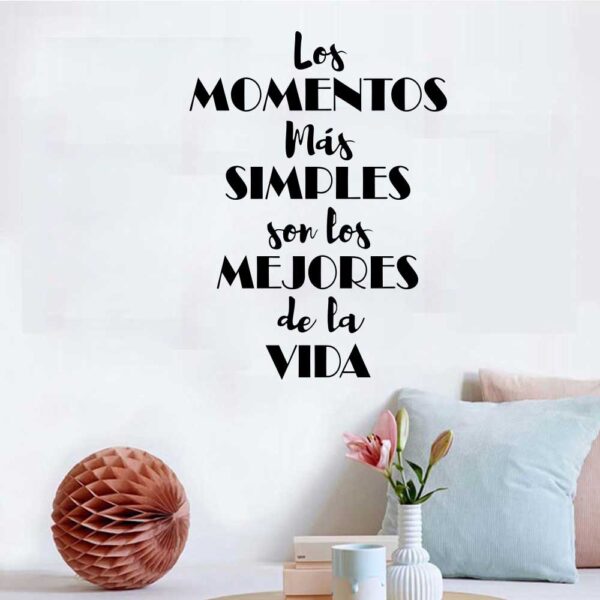 Momentos Spanish Quote Wall Decal Vinyl Sticker