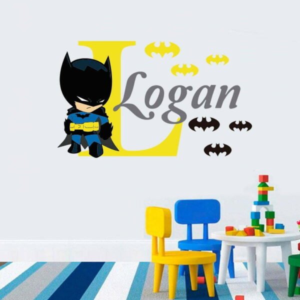 Baby Batman Superhero Wall Decal Vinyl Sticker