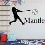 Basketball Player Silhouette Custom Name Wall Decal Vinyl Sticker