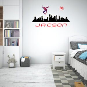 Spider-City Wall Decal Vinyl Sticker