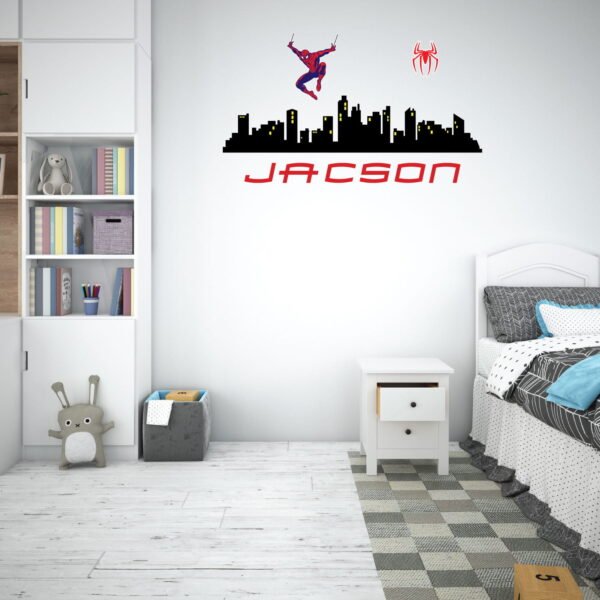 Spider-City Wall Decal Vinyl Sticker