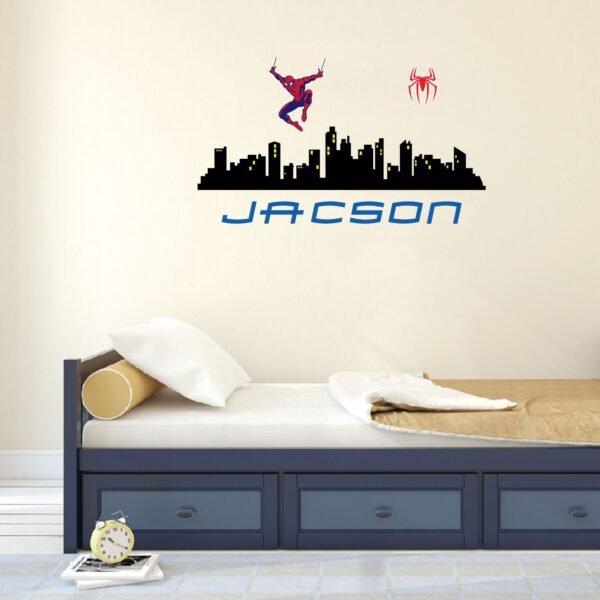Spider-City Wall Decal Vinyl Sticker