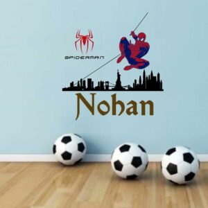 Spider-man City Superhero Wall Decal Vinyl Sticker