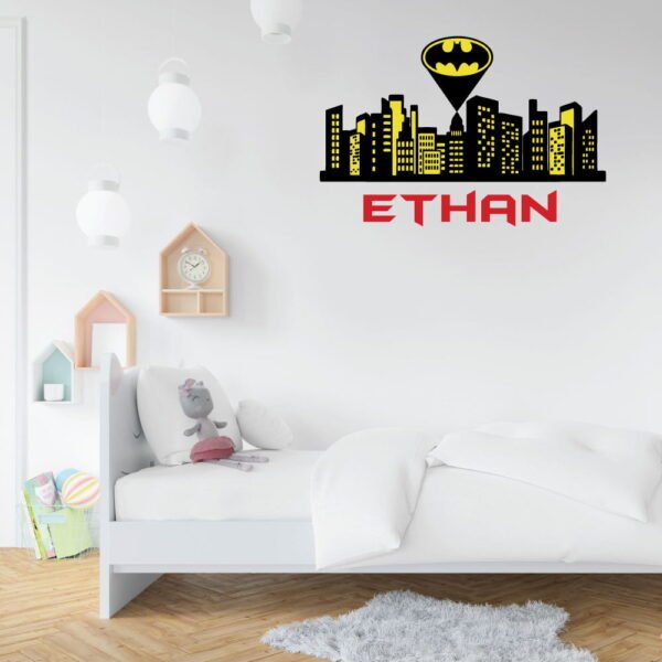 Gotham City Superhero Wall Decal Vinyl Sticker
