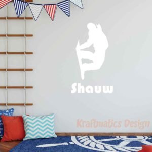 Snowboarding Silhouette Sport Wall Decal Vinyl Sticker