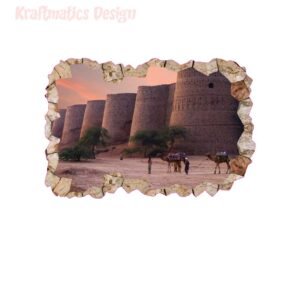 Pyramids of Egypt view 3D Art Wall Decal Vinyl Sticker