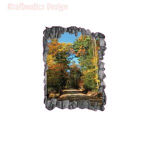 Forest View 3D Wall Decal Vinyl Sticker