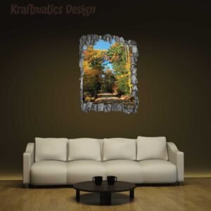 Forest View 3D Wall Decal Vinyl Sticker