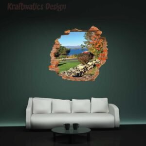 Lake View 3D Wall Decal Vinyl Sticker