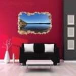 Lake View 3D Wall Decal Vinyl Sticker