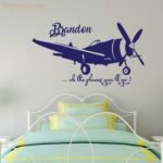 Oh! the places you&#8217;ll go Dr Seuss Name Wall Decal Vinyl Sticker