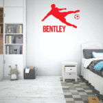 Basketball Player Slam Dunk Sports Wall Decal Vinyl Sticker
