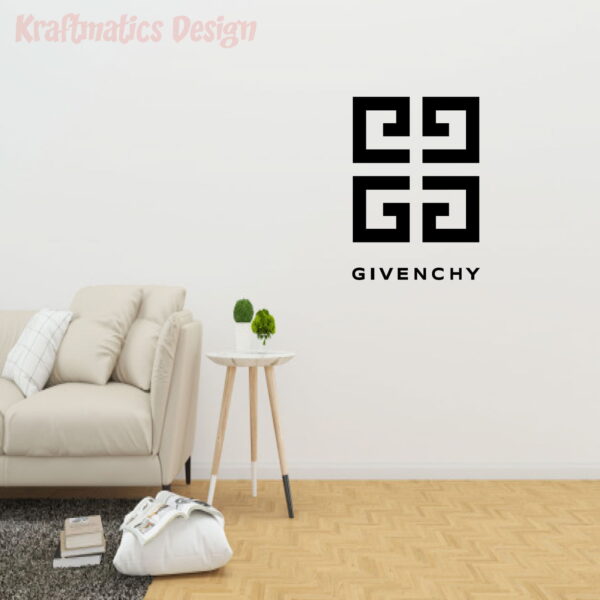 Givenchy Logo Wall Decal Sticker