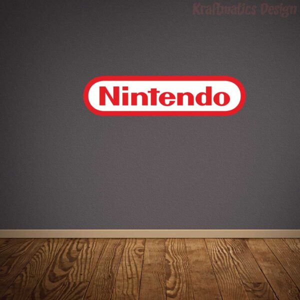 Nintendo Logo Wall Decal Vinyl Sticker
