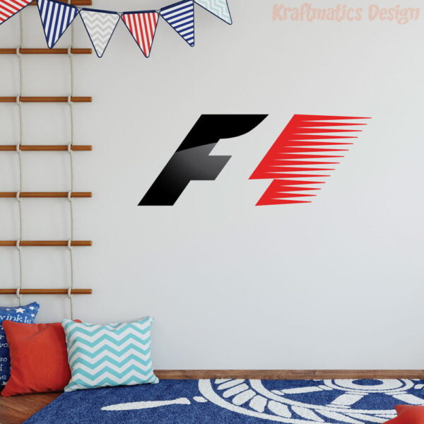 Formula 1 Logo Wall Decal Vinyl Sticker