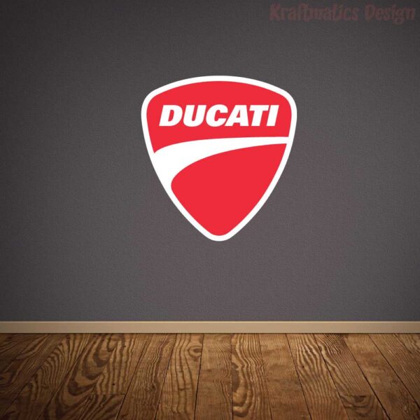 Ducati Logo Wall Decal Vinyl Sticker