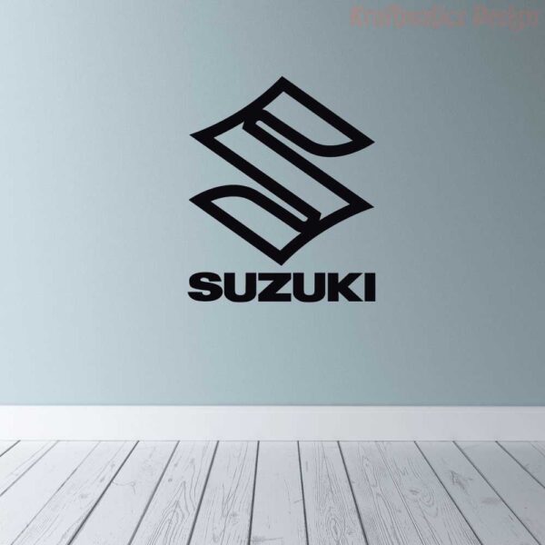 Suzuki Logo Wall Decal Vinyl Sticker