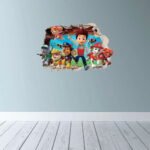 Baby Shark Sea World Name Wall Decal Vinyl Sticker
