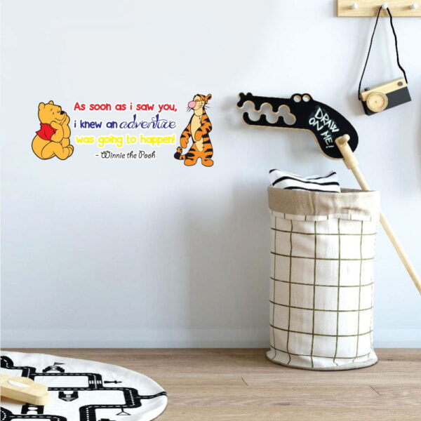 Winnie the Pooh &#038; Tiger Wall Decals Vinyl Sticker