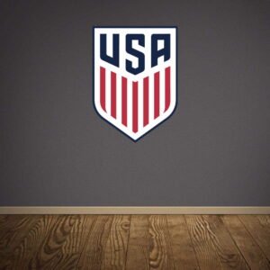 USA National Soccer Team Logo Wall Decal Vinyl