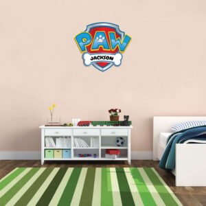 Paw Patrol Custom Name Wall Decal Vinyl Sticker