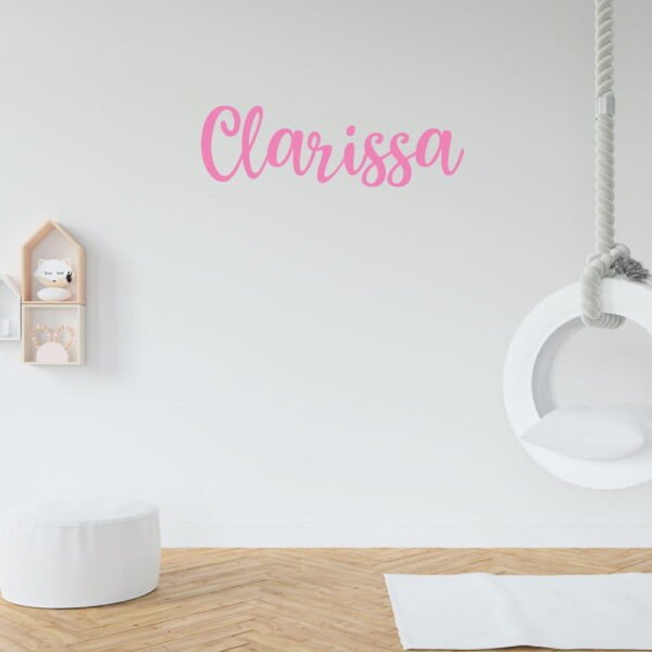 Custom Name Honey Butter Font Nursery Wall Decal Vinyl Sticker
